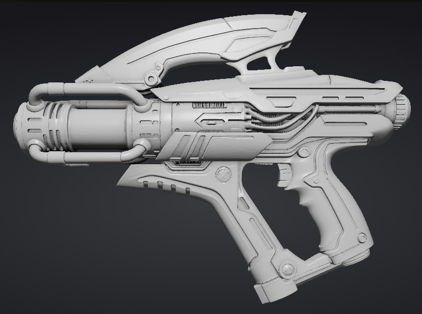 【3Dプリント用STL】無欲の銃/The Gun of Selflessness
