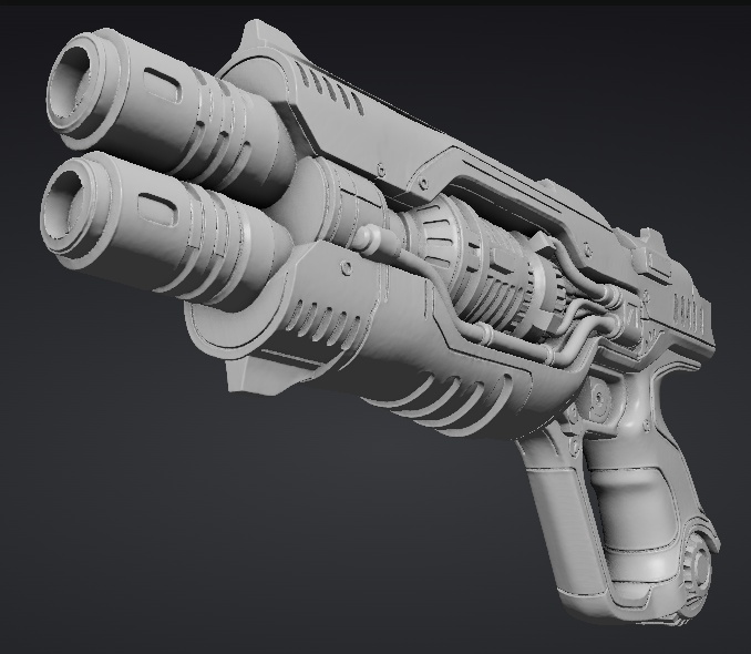 【３Dプリント用STL】幽霊の銃/The Ghost Gun