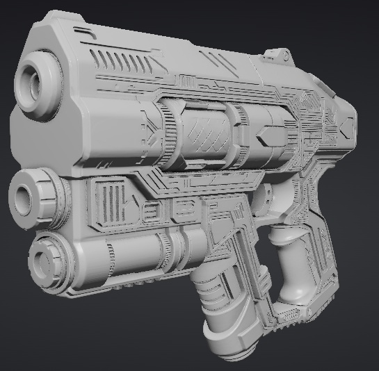 【3Dプリント用STL】錬金術師の銃/Alchemist's gun