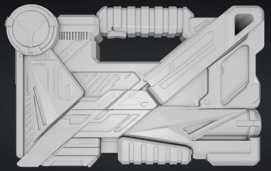 【3Dプリント用STL】仮面ライダーゼロワン　アタッシュショットガン（アタッシュモード）/【3D Printable STL】Kamen Rider Zero-One Attache Shotgun (Attache Mode)