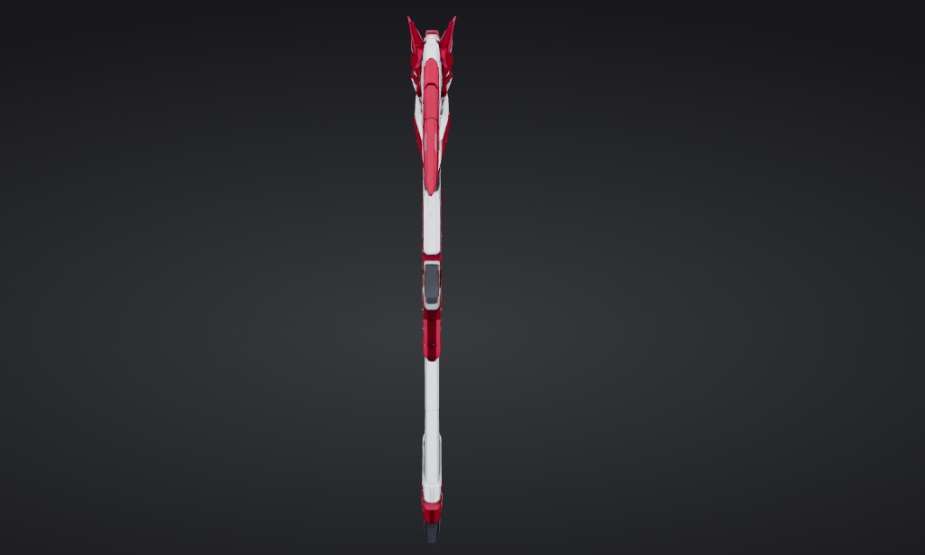 【ハイポリモデル】オリジナル武器・鎌_001/ Hi-poly Original Weapon Scythe 001