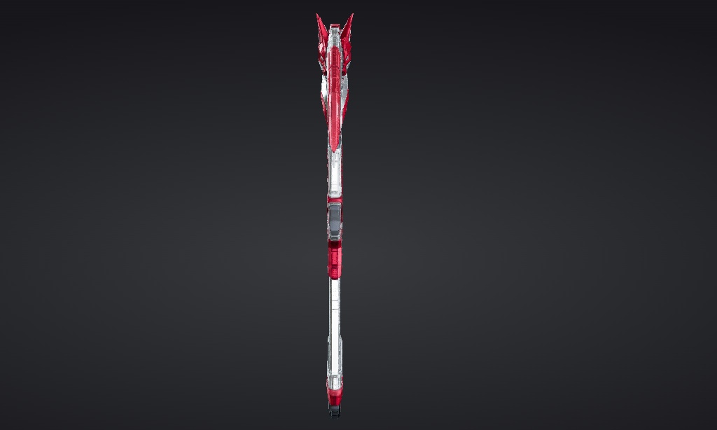 【ハイポリモデル】オリジナル武器・鎌_001/ Hi-poly Original Weapon Scythe 001