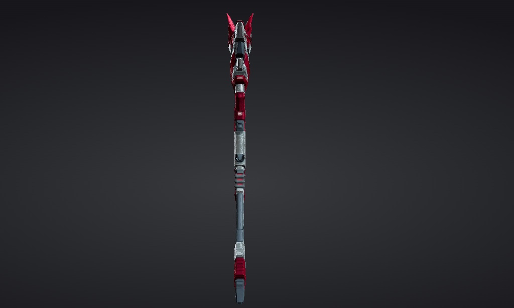 【ハイポリモデル】オリジナル武器・鎌_001/ Hi-poly Original Weapon Scythe 001