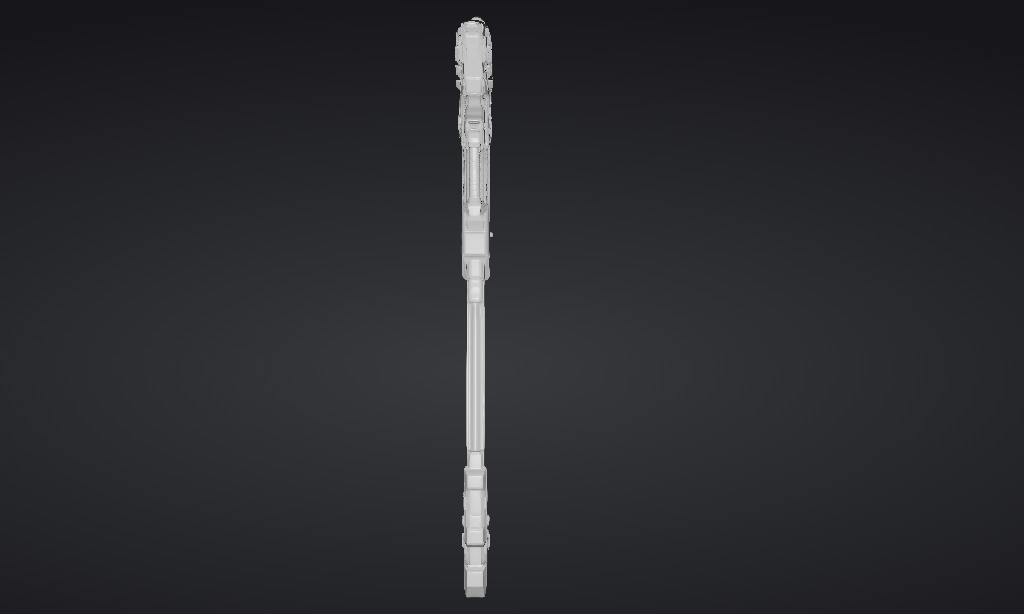 【ハイポリモデル】オリジナル武器・鎌_002/ Hi-poly Original Weapon Scythe 002