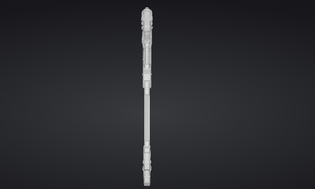 【ハイポリモデル】オリジナル武器・鎌_002/ Hi-poly Original Weapon Scythe 002