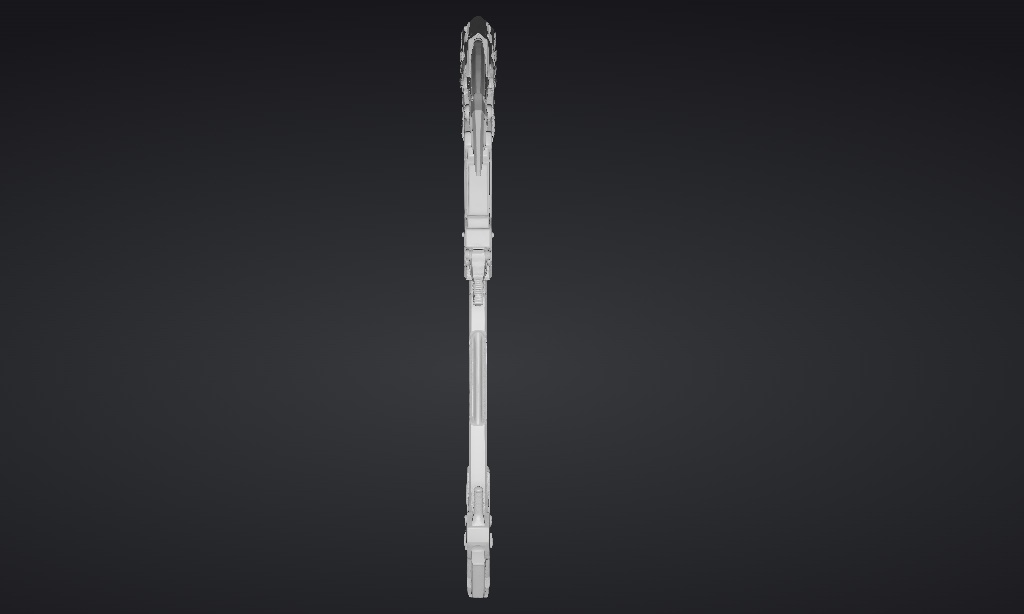 【ハイポリモデル】オリジナル武器・鎌_002/ Hi-poly Original Weapon Scythe 002