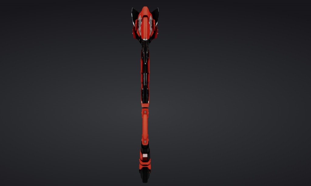 【ハイポリモデル】オリジナル武器・鎌_003/ Hi-poly Original Weapon Scythe 003