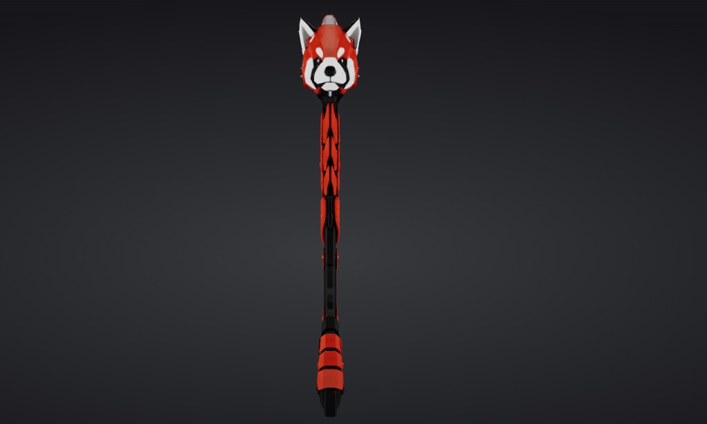 【ハイポリモデル】オリジナル武器・鎌_003/ Hi-poly Original Weapon Scythe 003