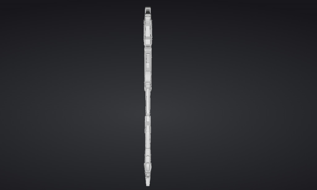 【ハイポリモデル】オリジナル武器・鎌_004/ Hi-poly Original Weapon Scythe 004