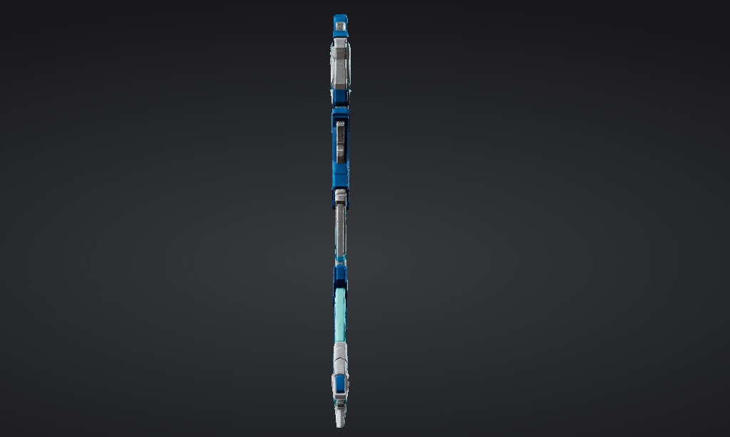 【ハイポリモデル】オリジナル武器・鎌_004/ Hi-poly Original Weapon Scythe 004