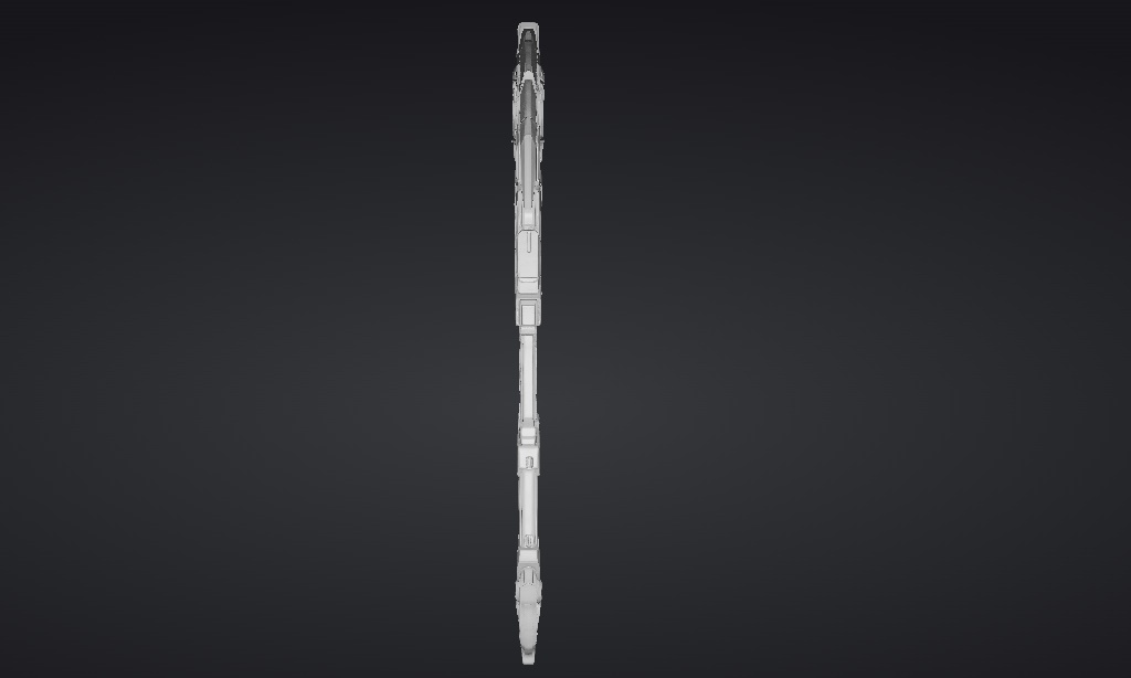 【ハイポリモデル】オリジナル武器・鎌_004/ Hi-poly Original Weapon Scythe 004