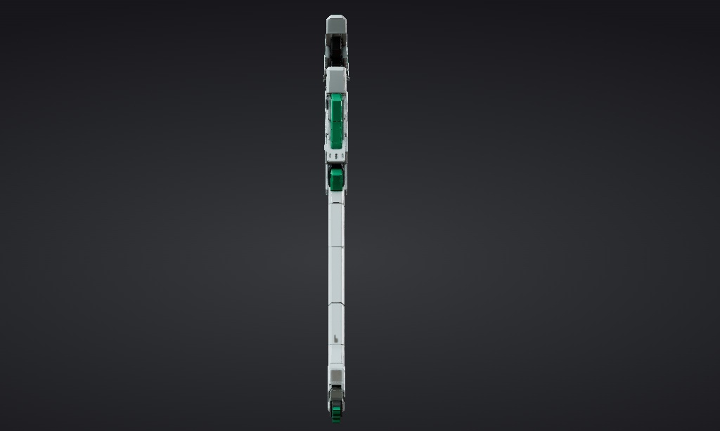 【ハイポリモデル】オリジナル武器・鎌_005/ Hi-poly Original Weapon Scythe 005