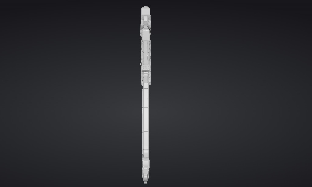 【ハイポリモデル】オリジナル武器・鎌_005/ Hi-poly Original Weapon Scythe 005