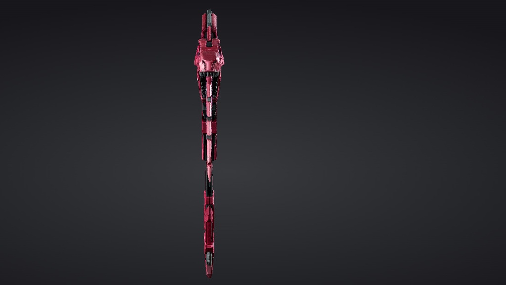 【ハイポリモデル】オリジナル武器・鎌_006/ Hi-poly Original Weapon Scythe 006