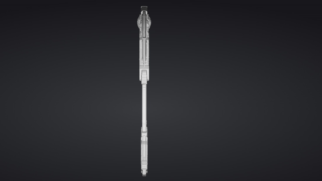 【ハイポリモデル】オリジナル武器・鎌_007/ Hi-poly Original Weapon Scythe 007