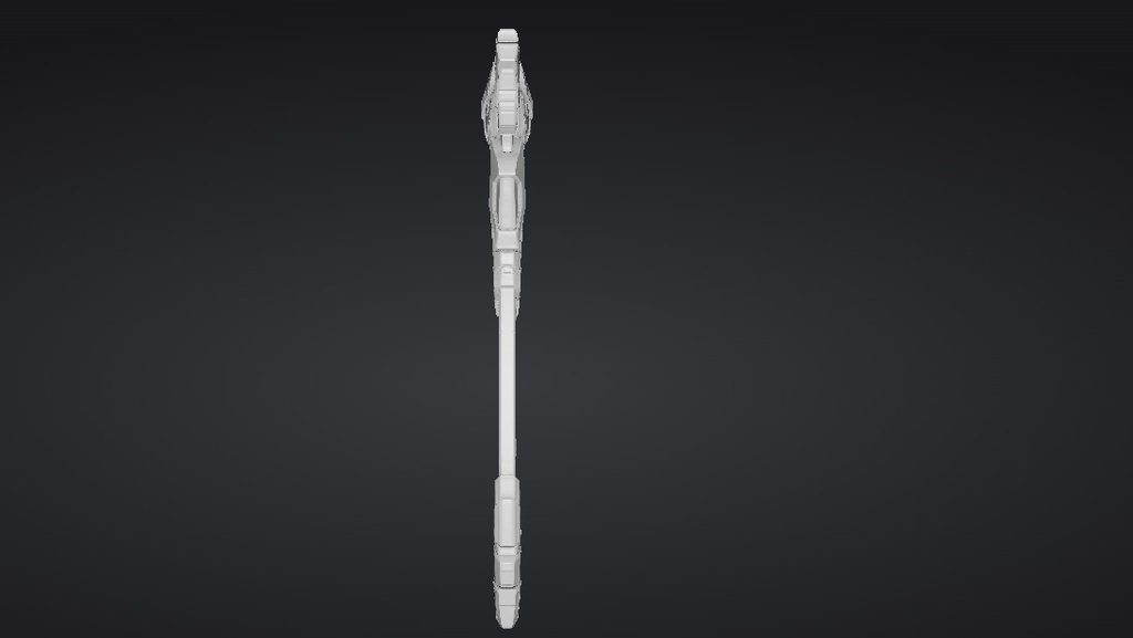 【ハイポリモデル】オリジナル武器・鎌_008/ Hi-poly Original Weapon Scythe 008