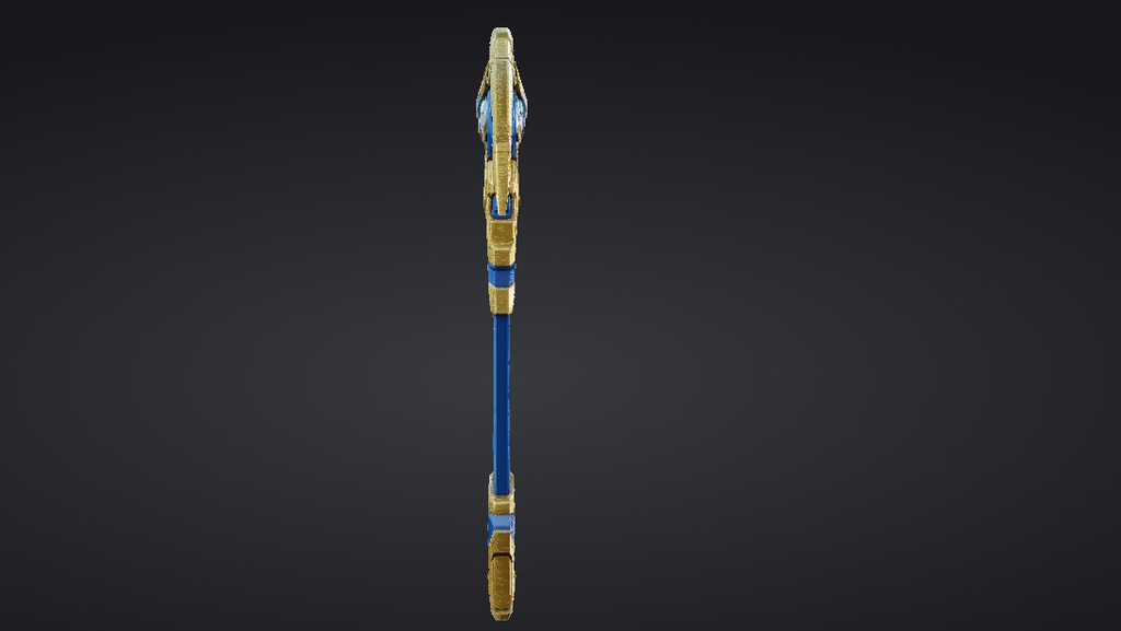 【ハイポリモデル】オリジナル武器・鎌_008/ Hi-poly Original Weapon Scythe 008