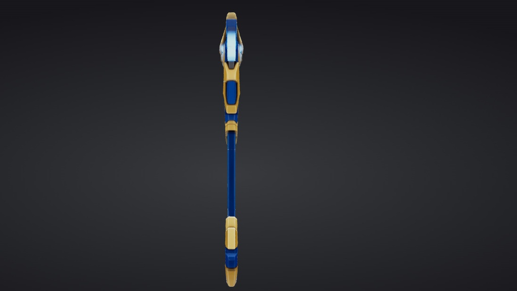 【ハイポリモデル】オリジナル武器・鎌_008/ Hi-poly Original Weapon Scythe 008