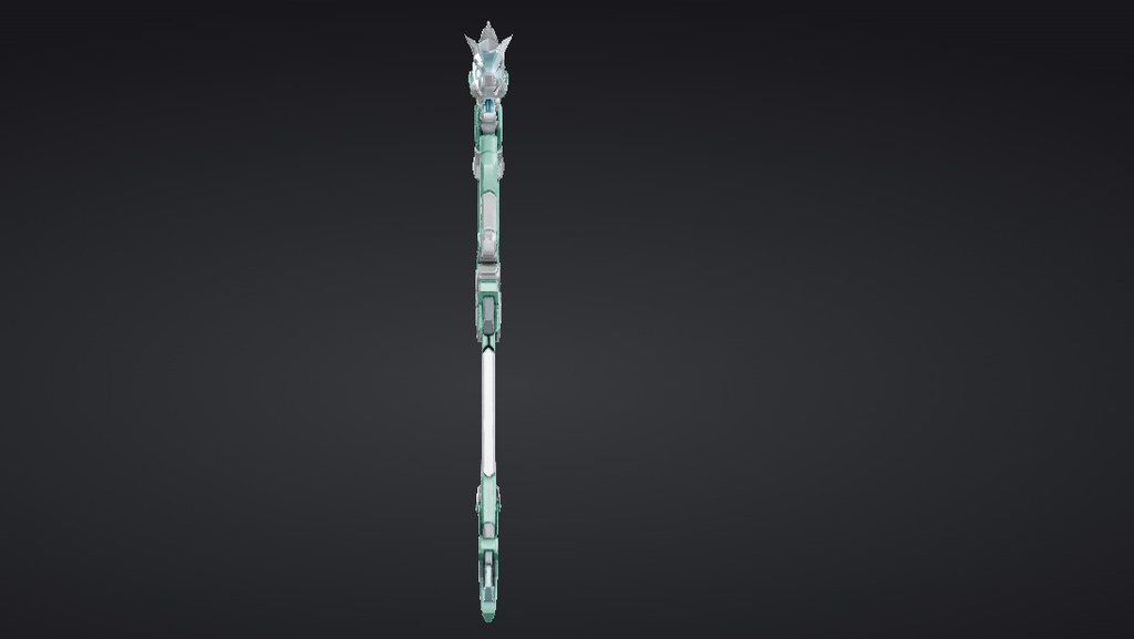【ハイポリモデル】オリジナル武器・鎌_009/ Hi-poly Original Weapon Scythe 009