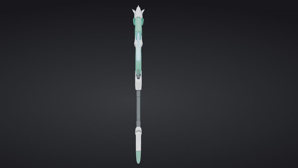 【ハイポリモデル】オリジナル武器・鎌_009/ Hi-poly Original Weapon Scythe 009