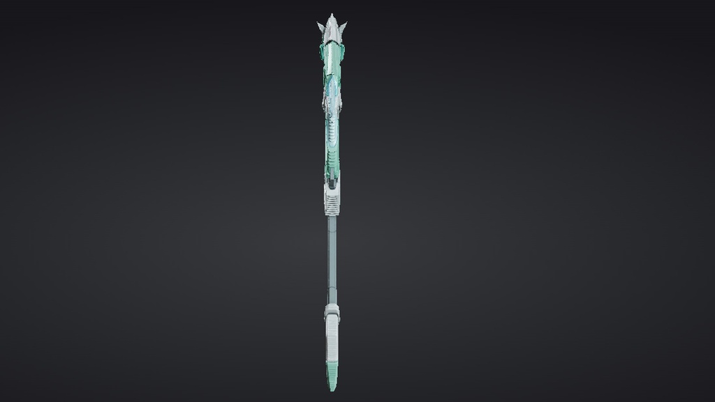 【ハイポリモデル】オリジナル武器・鎌_009/ Hi-poly Original Weapon Scythe 009