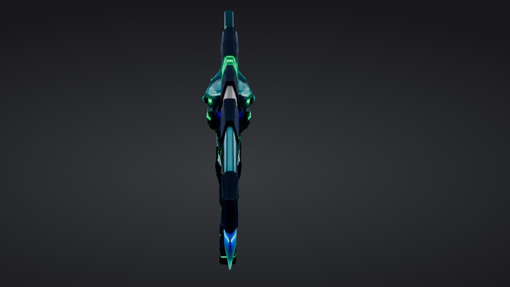 【ハイポリモデル】オリジナル武器・鎌_010/ Hi-poly Original Weapon Scythe 010