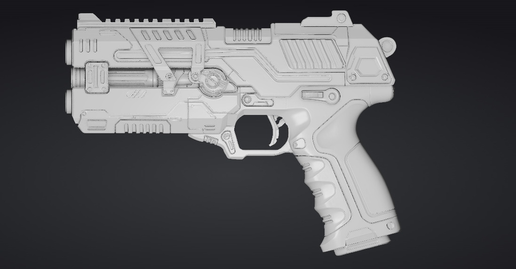 【3Dプリント】コスプレ用オリジナル武器・銃_001/ Cosplay Original Weapon Gun 001