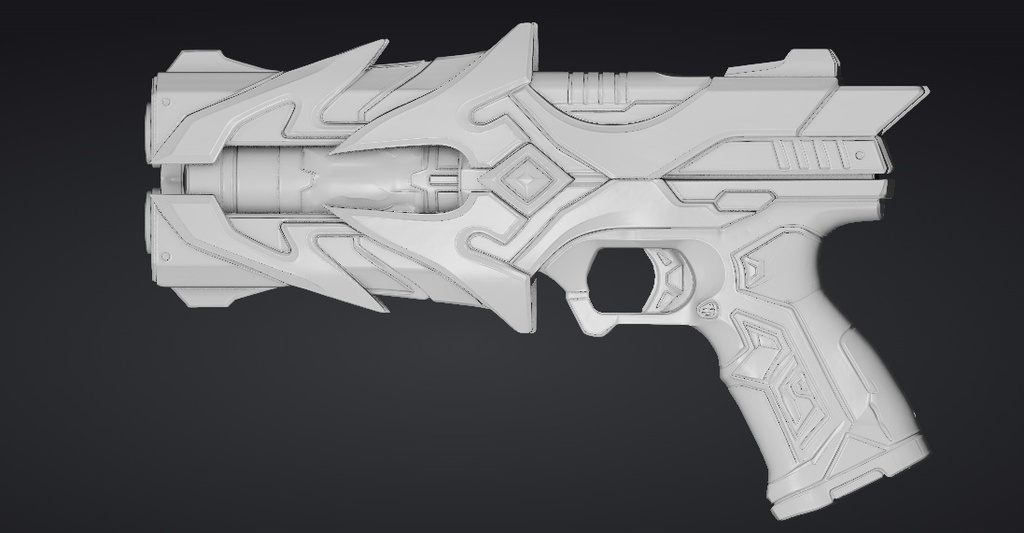 【3Dプリント】コスプレ用オリジナル武器・銃_003/ Cosplay Original Weapon Gun 003