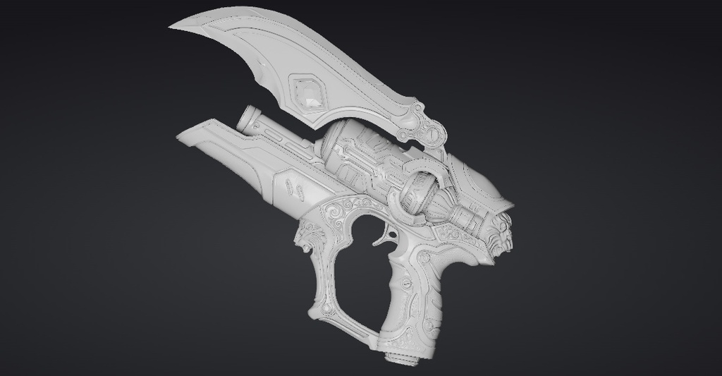 【3Dプリント】コスプレ用オリジナル武器・銃_005/ Cosplay Original Weapon Gun 005