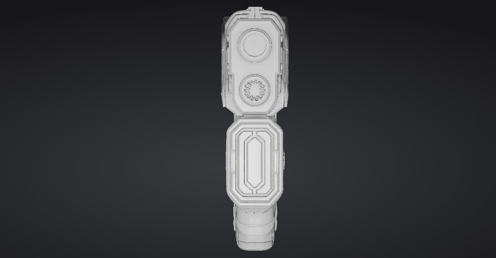 【3Dプリント】コスプレ用オリジナル武器・銃_009/ Cosplay Original Weapon Gun 009