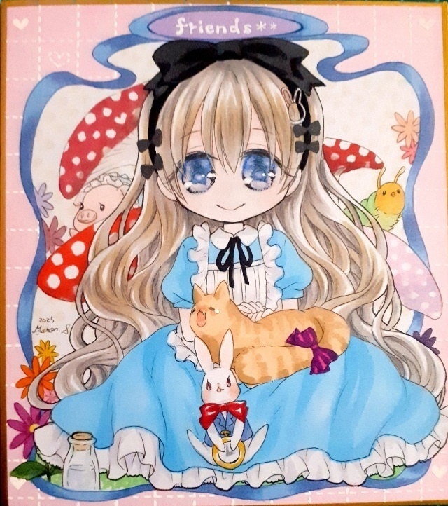 【原画】ミニ色紙