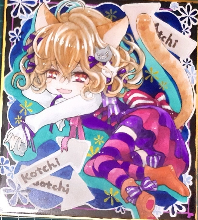 【原画】ミニ色紙