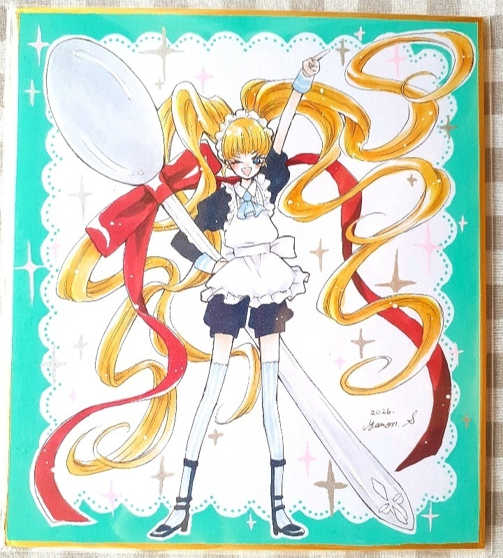 【原画】ミニ色紙