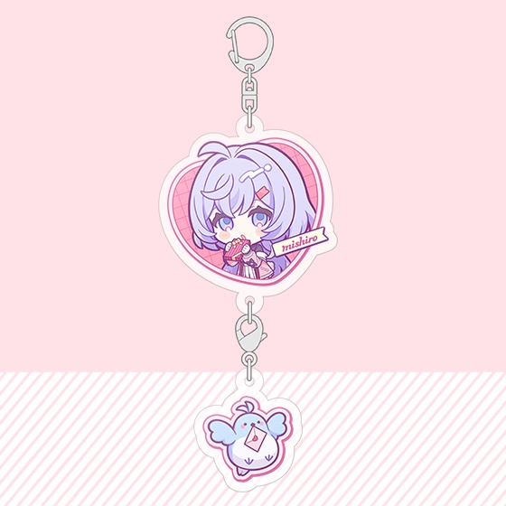 すずみしろ ちょこっと連結アクリルキーホルダー