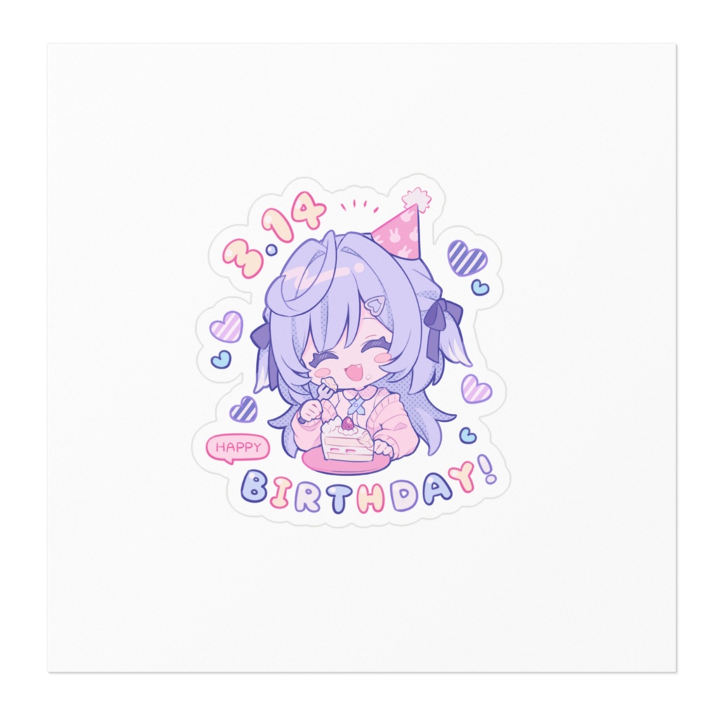 すずみしろ おたおめステッカー