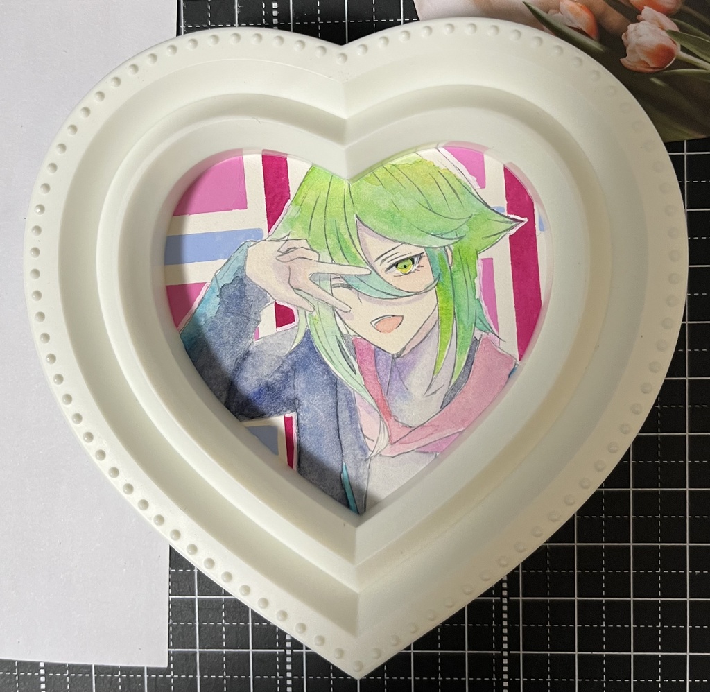 原画「自分らしくあれ！」