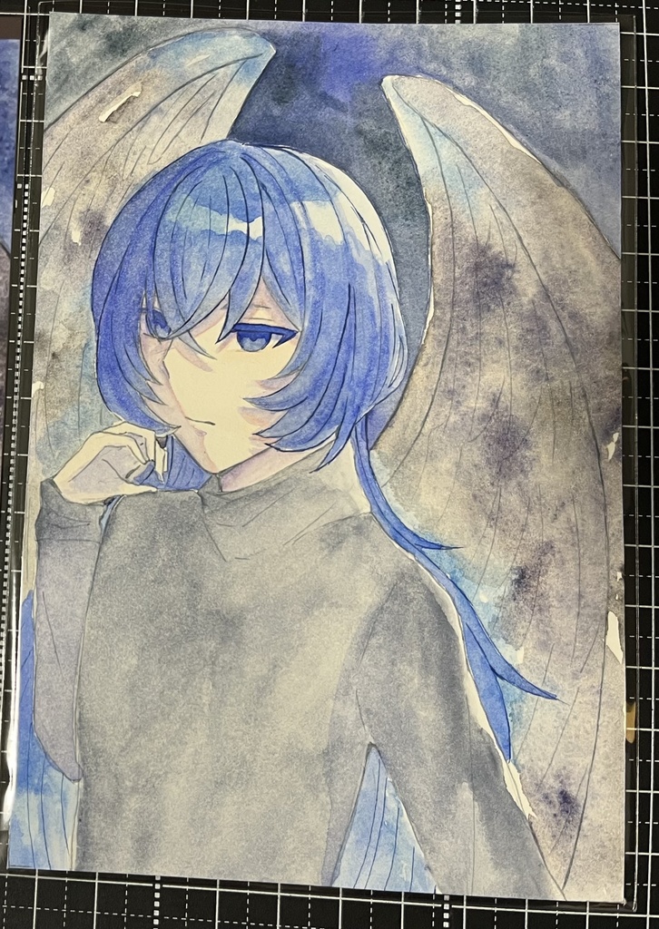 アナログ原画「彼方に馳せる」