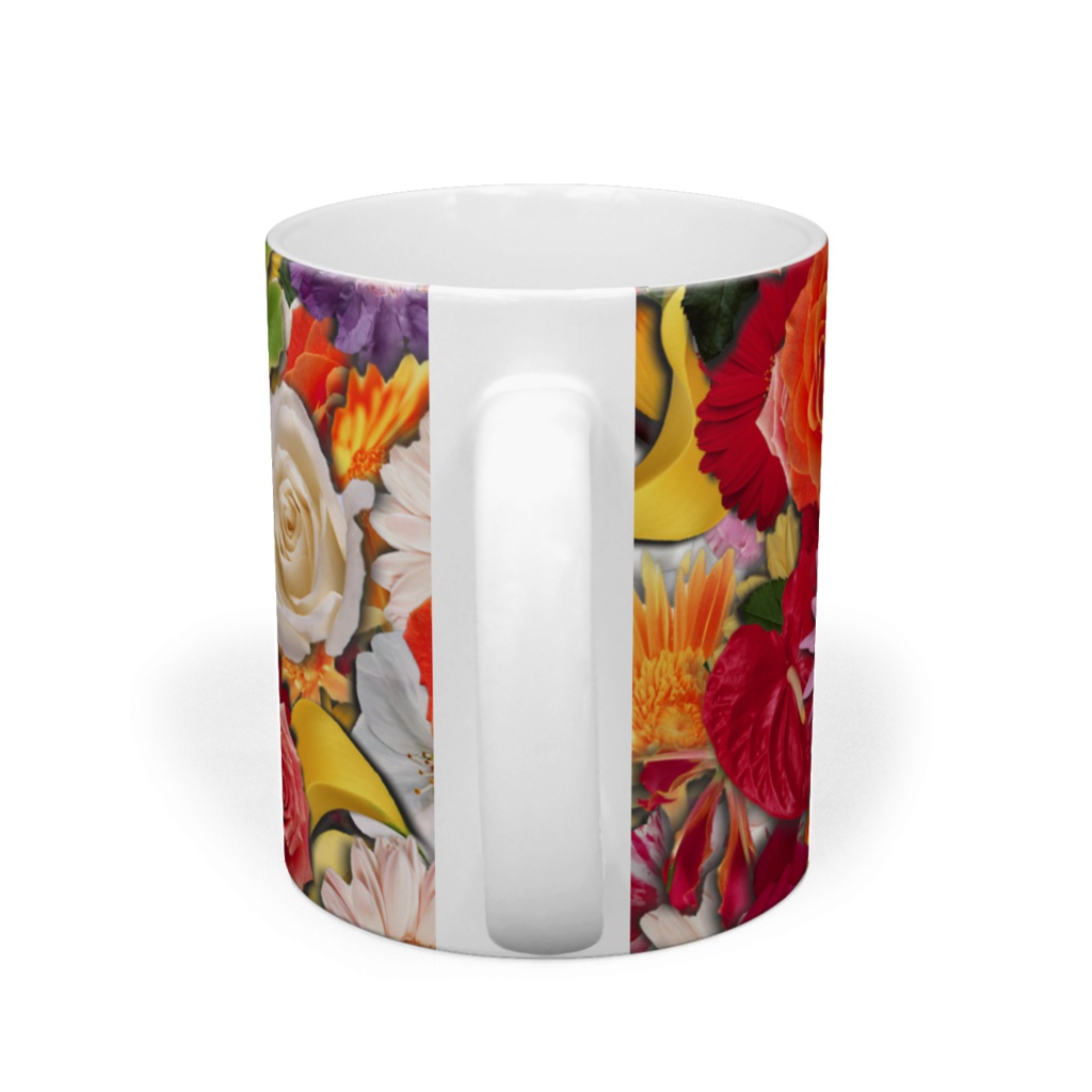 いろんな花いっぱいマグ
