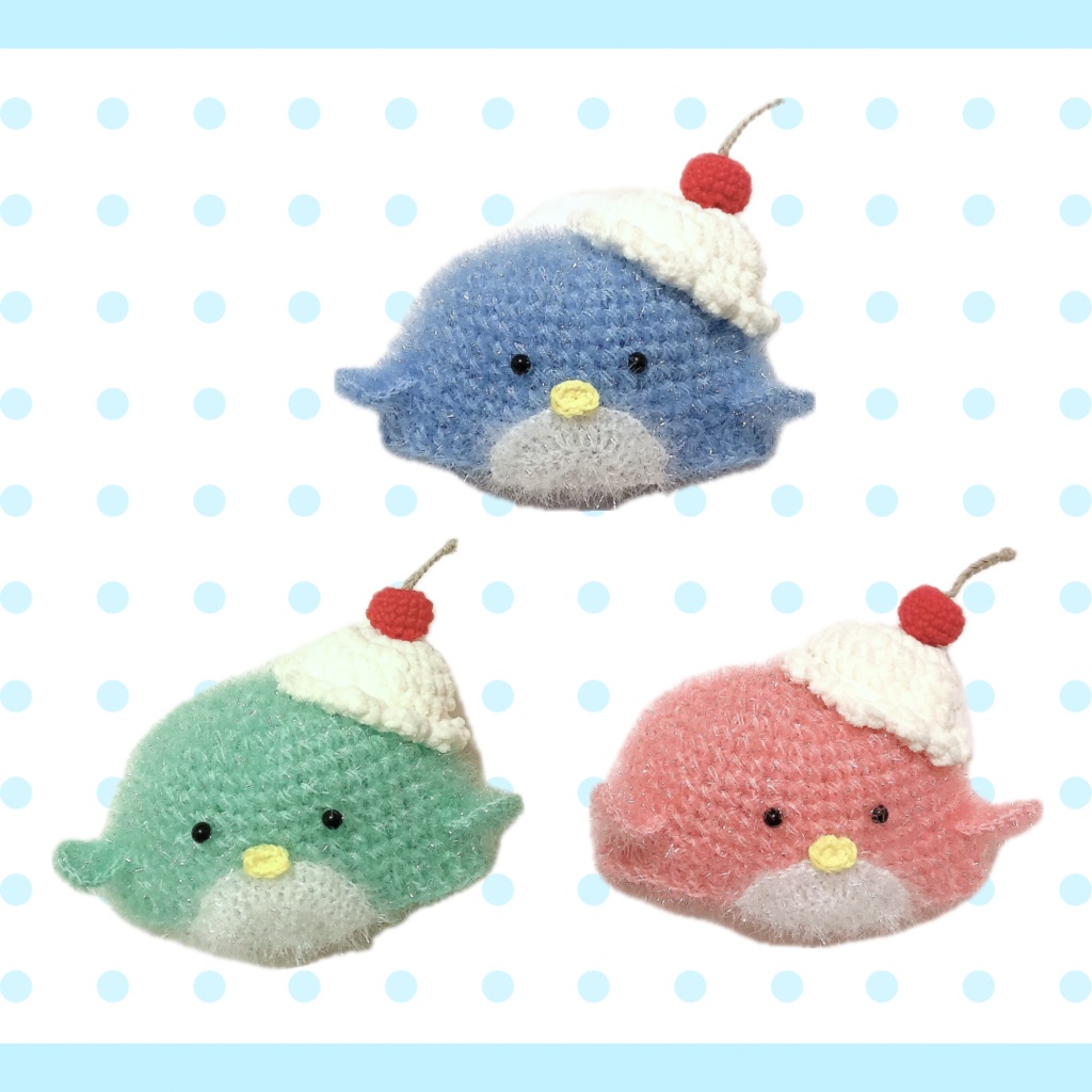 ぬい服｜12cm 13cm 14cm 15cm 16cm｜ぺんぎんフロートのお帽子