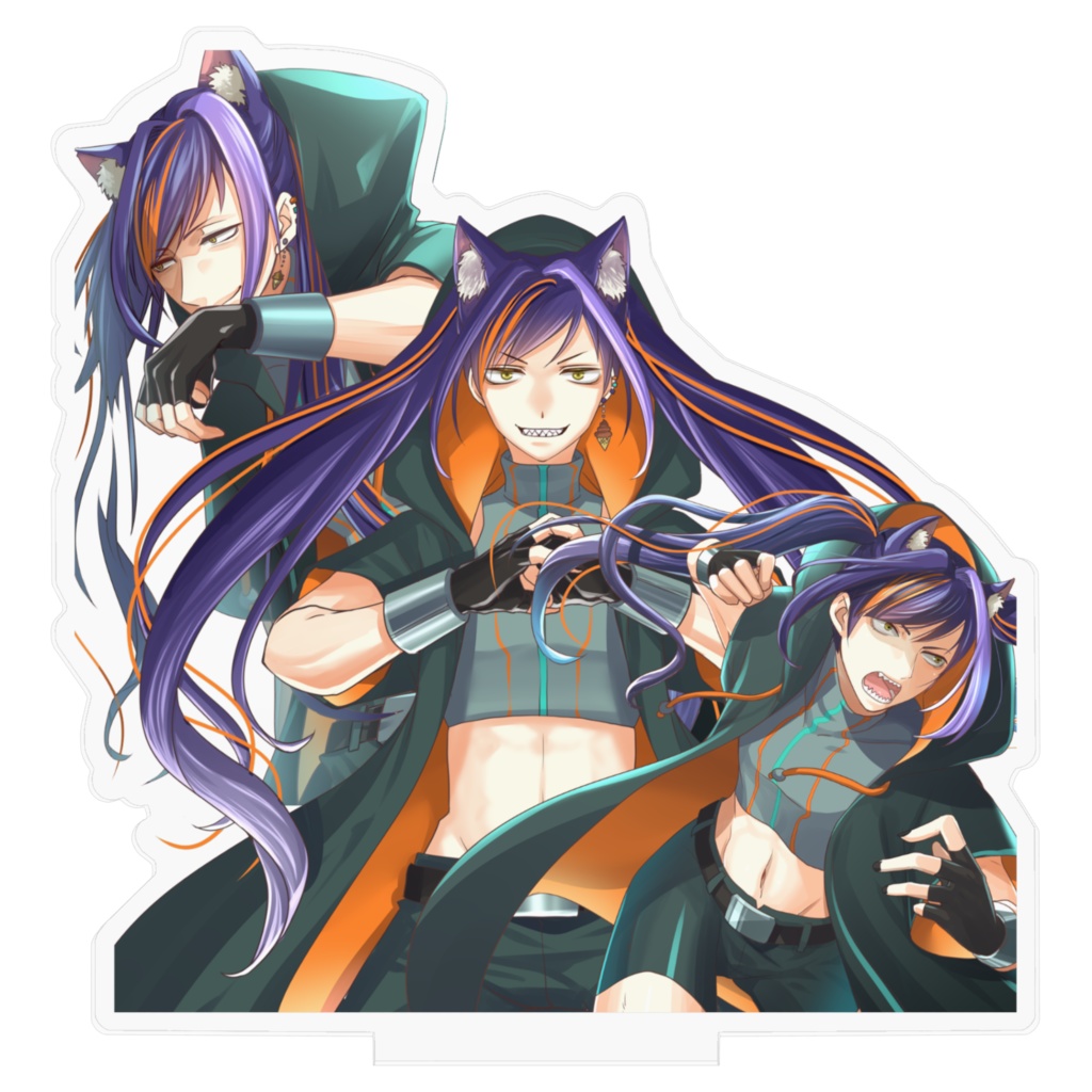 下を向くな!!前を見て進めよ!!な感じのアクリルスタンド