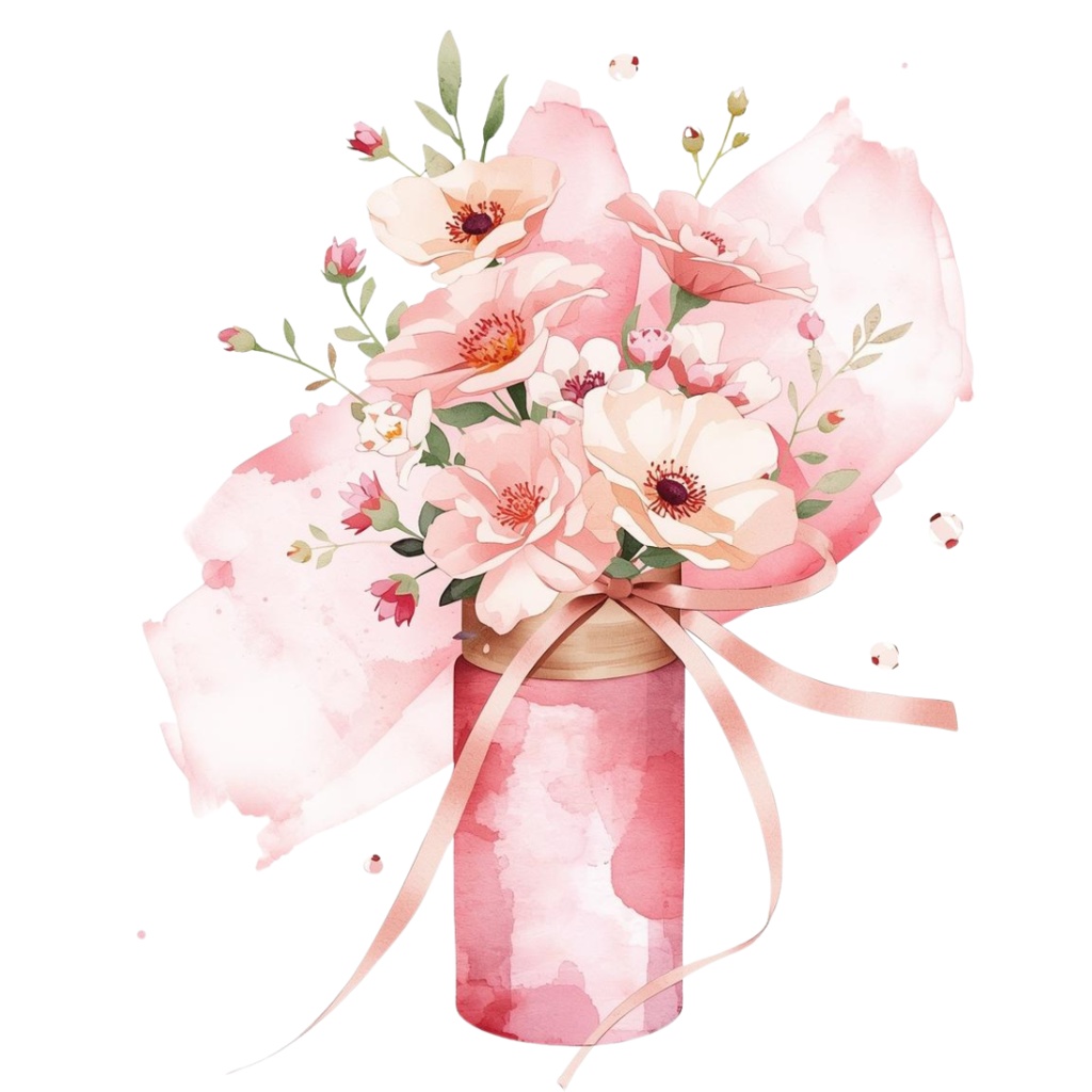 夢見るメイク♡Soft Watercolor Clipart 12itemSet