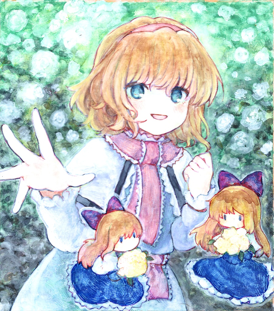 アリス・マーガトロイドミニ色紙イラスト