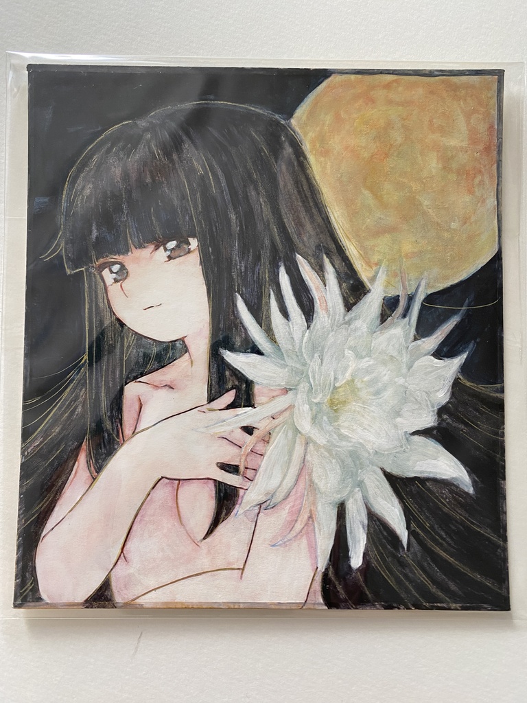 蓬莱山輝夜ミニ色紙イラスト