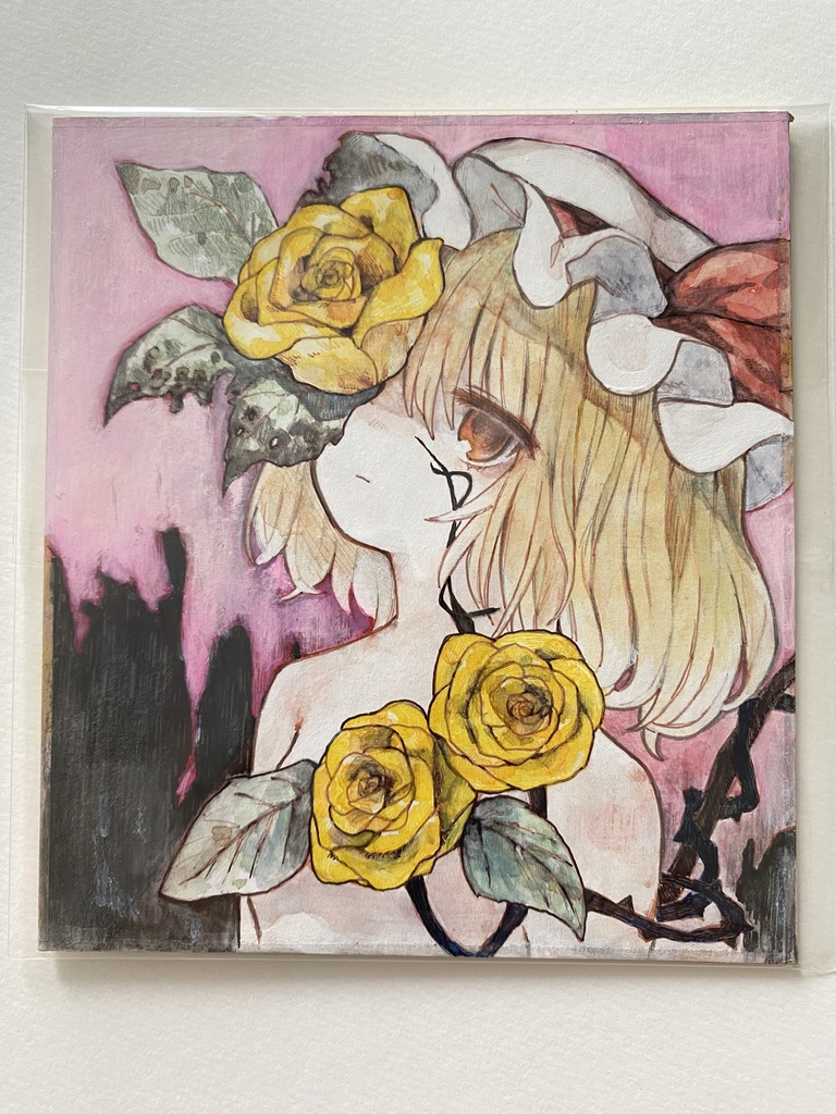 フランドール・スカーレットミニ色紙イラスト