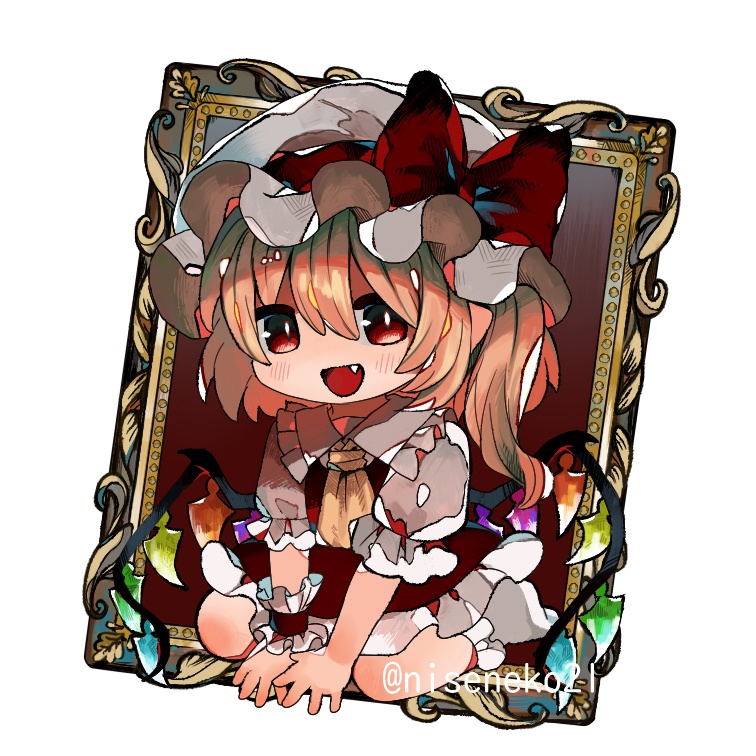 額縁風アクリルキーホルダー