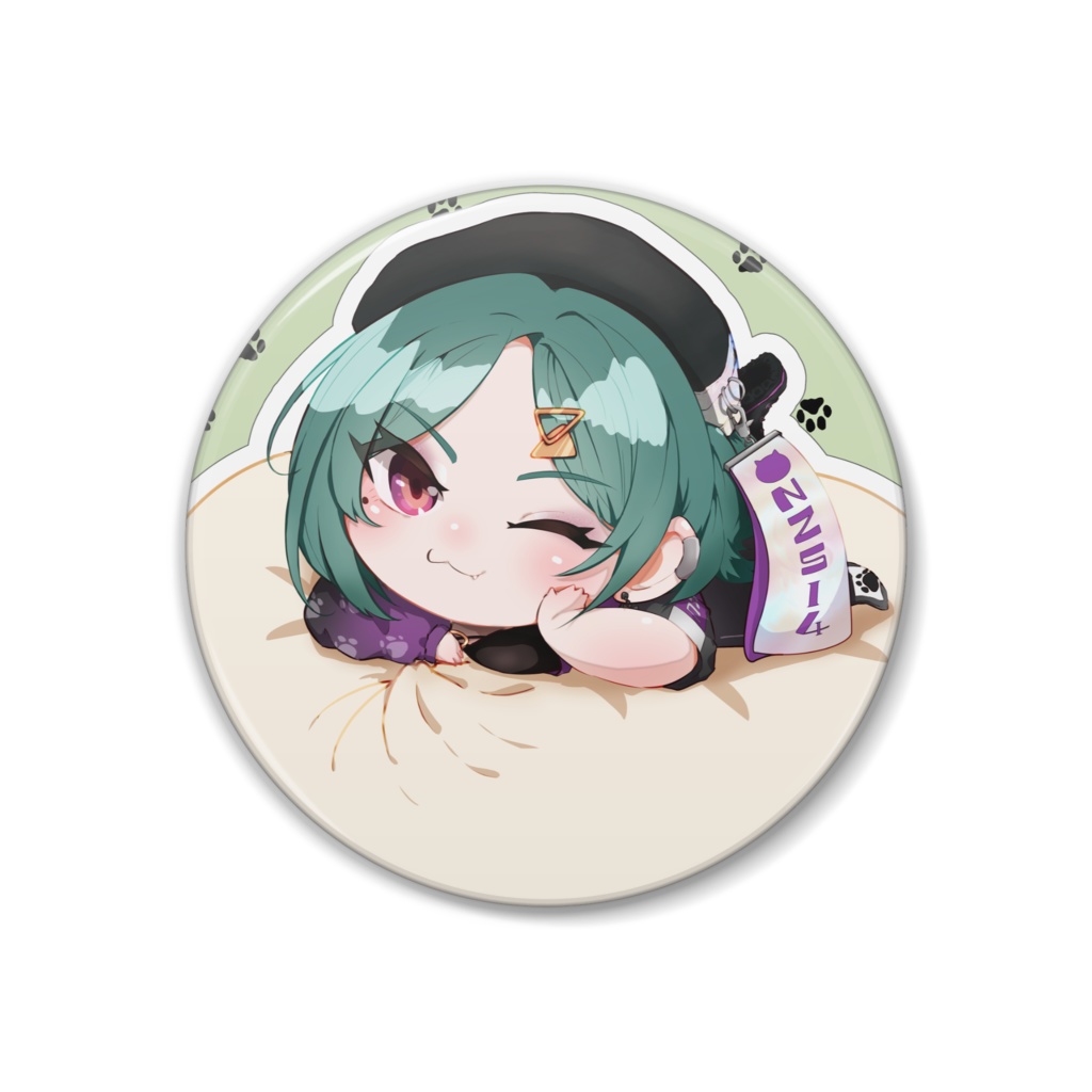 ナズ＝シア　缶バッジ(肉まん②)