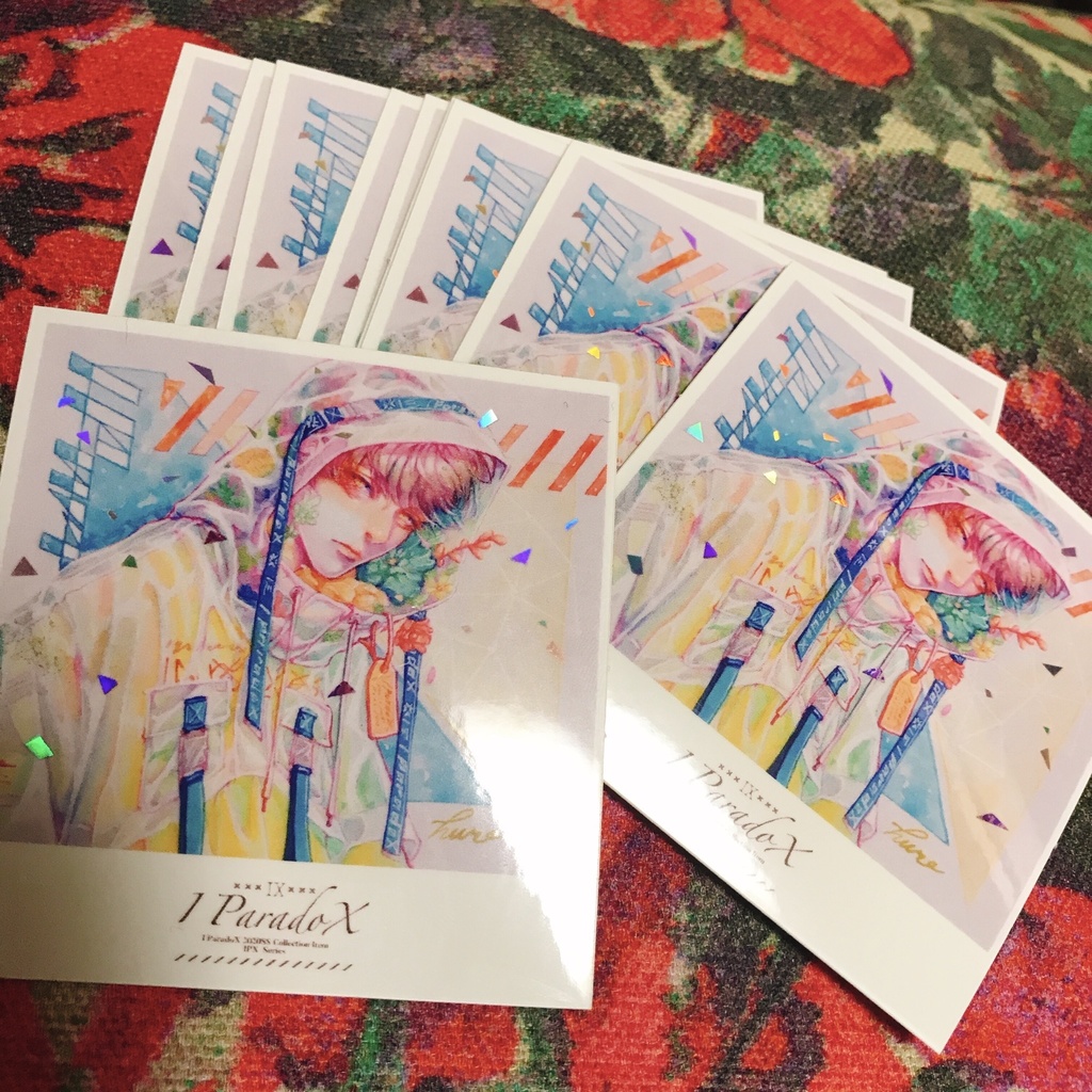 きらきらホログラムステッカー✨クリアパーカーくん