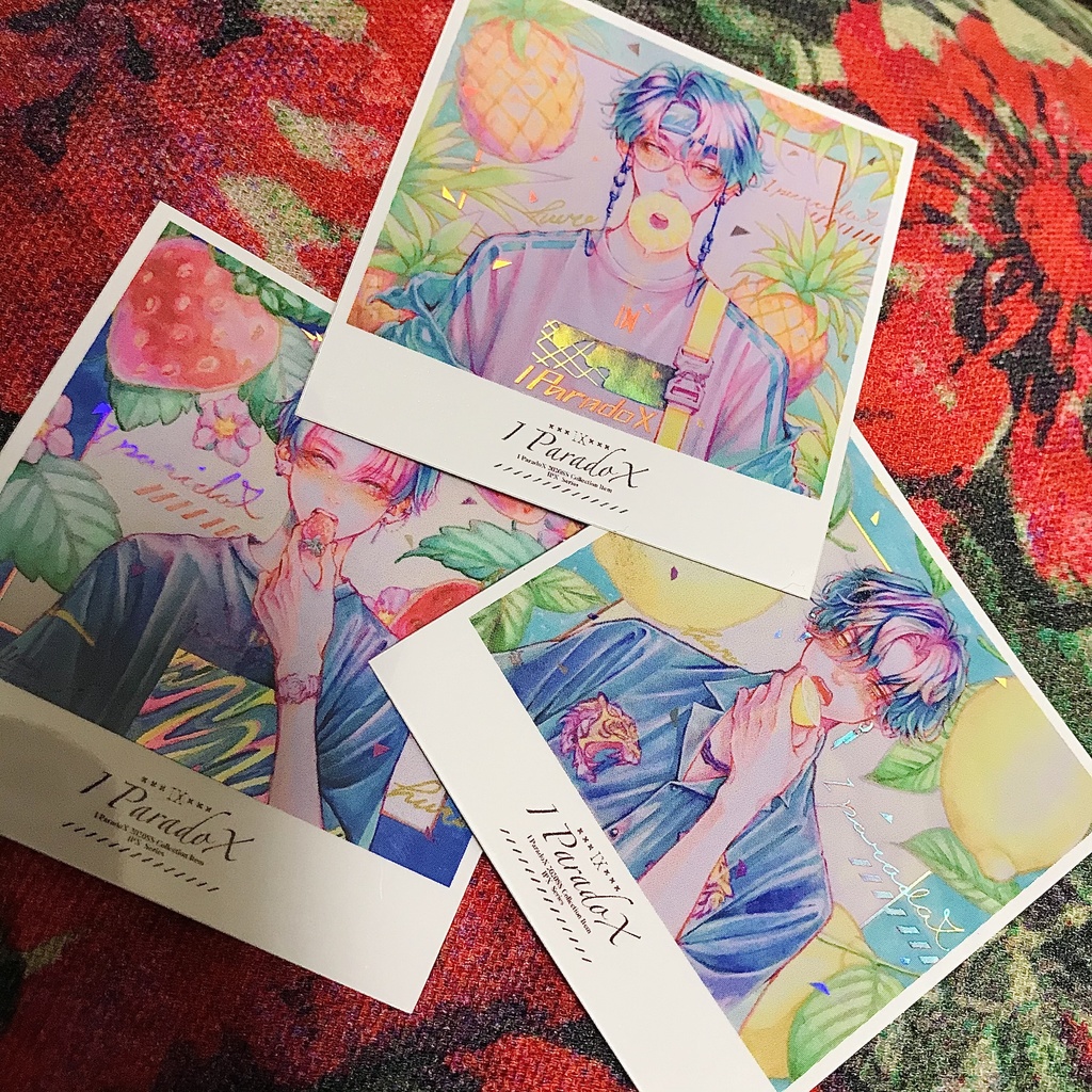 もっときらきらホログラムステッカー✨フルーツくん