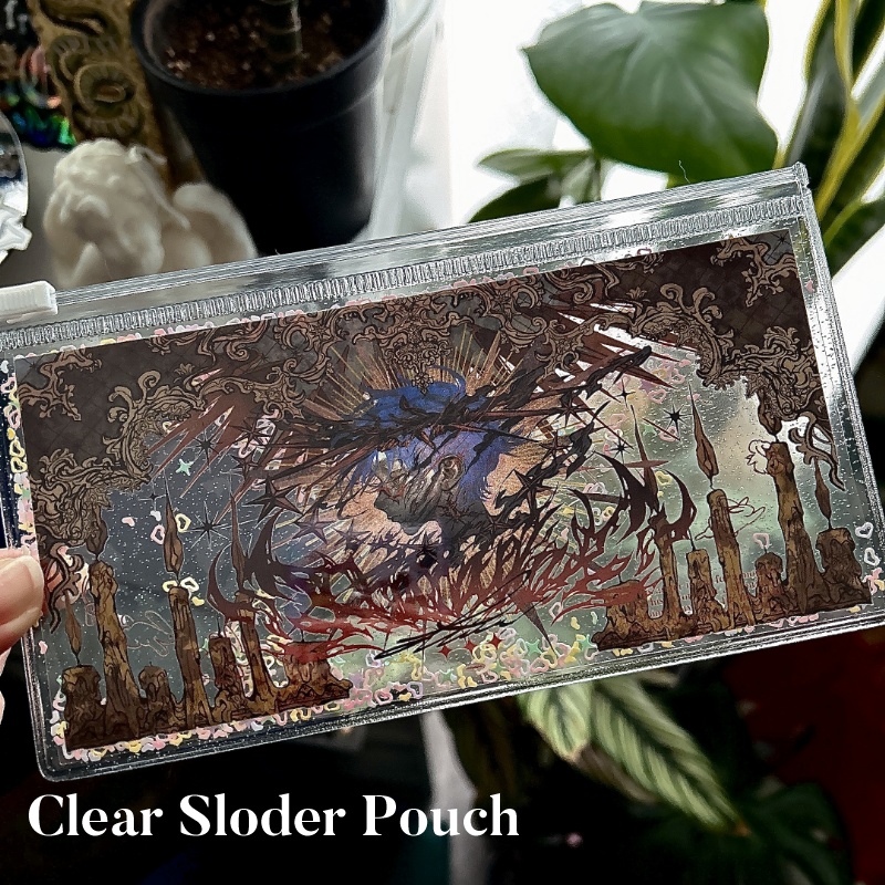 【残り5点】しゃかしゃかクリアスライダーポーチ