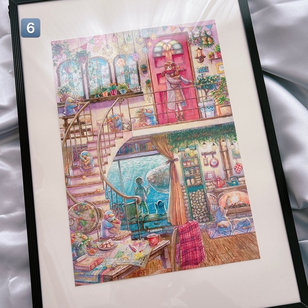 原画 透明水彩